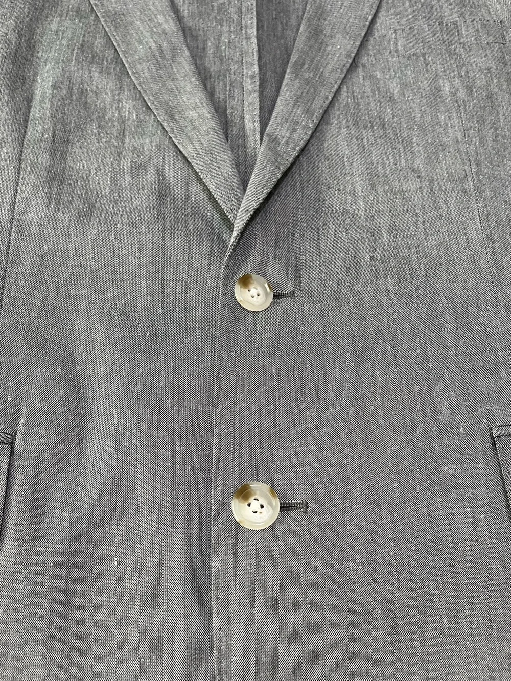 J Crew Men's Gray Cotton Blazer Somelos Fabric Single-Breasted
